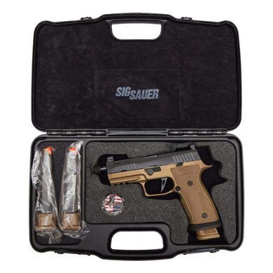 Пістолет спортивний Sig Sauer P320 AXG Combat OR 9 мм Flat Dark Earth Sig-Sauer-2009157 фото Orkov.net