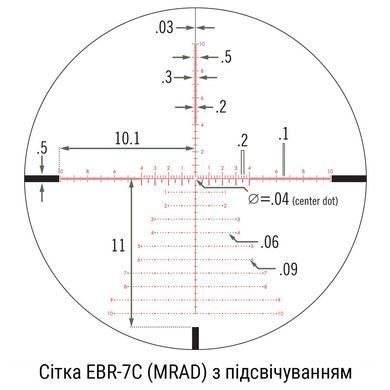 Прицел оптический Vortex Viper PST GEN II 5-25x50 FFP EBR-7C MRAD, алюминий, трубка 30 мм 2000008787277 фото Orkov.net