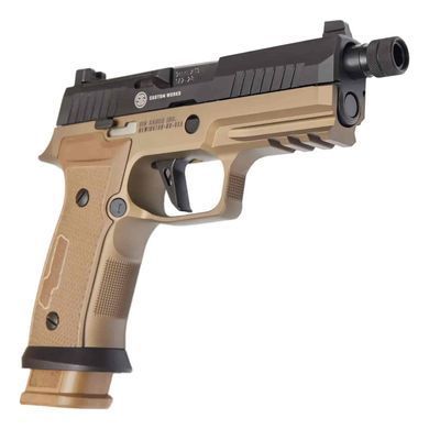 Пістолет спортивний Sig Sauer P320 AXG Combat OR 9 мм Flat Dark Earth Sig-Sauer-2009157 фото Orkov.net
