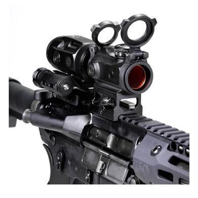 Коліматорний приціл SigSauer Romeo-MSR зі збільшувачем Juliet3-Micro 1-3X SORJ72001 фото Orkov.net