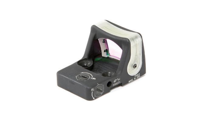 Коллиматорный прицел TRIJICON RMR&reg; Type 2 Red Dot Sight 12.9 MOA Green Triangle - NS Black TRIJICON-5003303 фото Orkov.net