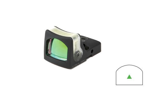 Коллиматорный прицел TRIJICON RMR&reg; Type 2 Red Dot Sight 12.9 MOA Green Triangle - NS Black TRIJICON-5003303 фото Orkov.net