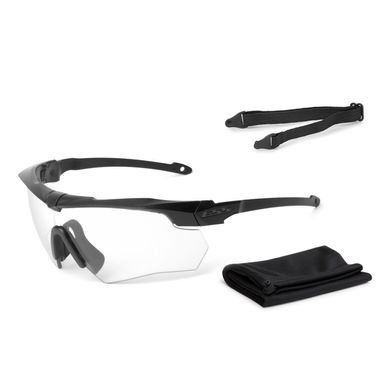 Баллистические, тактические очки ESS Crossbow Suppressor One с линзой One Clear - прозрачная. Цвет оправы: Черный., ESS-EE9007-04 фото