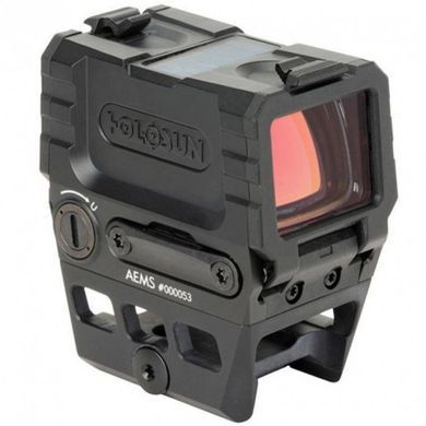 Коллиматорный прицел с солнечной батареей Holosun AEMS Green 221301 AEMSGREEN-221301 фото Orkov.net