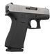 Пістолет для прихованого носіння Glock 43X SILVER 9x19 Чорний/Сріблястий Glock-47804 фото Orkov.net 6/9