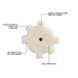 Патчи Real Avid для чистки оружия AR-15 Star Chamber Cleaning Pads (20 шт.). AVAR15CP Бежевый AVAR15CP фото Orkov.net 2/5