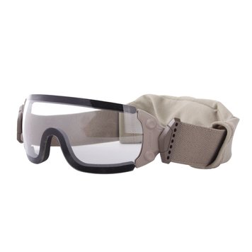 Баллистические очки-маска ESS Jumpmaster™ Balistic с прозрачными линзами Цвет оправы: Terrain Tan ESS-EE7035-04, ESS-EE7035-04 фото