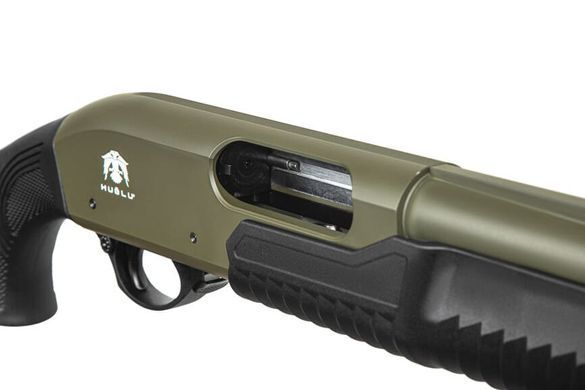 Помпова рушниця Huglu ATROX Standard Stock 12/51 см Хаки Huglu-2008517 фото Orkov.net