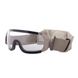 Балістичні окуляри-маска ESS Jumpmaster Balistic з прозорими лінзами. Колір оправи: Terrain Tan. ESS-EE7035-04 фото 1
