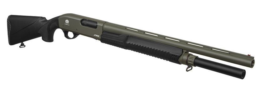 Помпова рушниця Huglu ATROX Standard Stock 12/51 см Хаки Huglu-2008517 фото Orkov.net