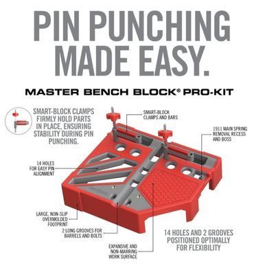Набір інструментів Real Avid для зброяра Master Bench Block Pro Kit. Сірий AVMBBPKIT фото Orkov.net