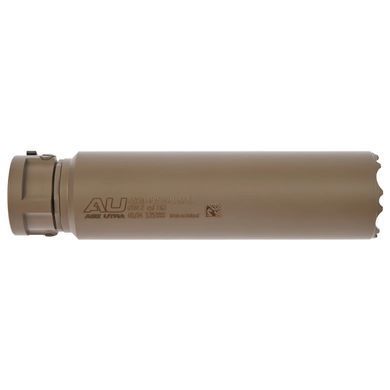 Глушник для гвинтівки 7.62&times;51 мм, BoreLock, 24 дБ подавлення &mdash; Ase Utra AU1100-FDE DUAL762-BL GEN2, 180 мм, 580 г, FDE, нержавіюча сталь DUAL762-BL фото Orkov.net