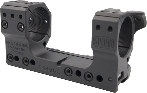 Моноблочне кріплення для прицілу Spuhr SP-4602C d-34 мм на планку Picatinny, High. 6 MIL/20.6 MOA. , Spuhr-SP-4602C фото