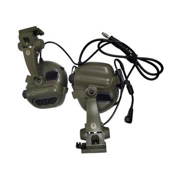 Активные защитные наушники Earmor M32X MOD3 (FG) Olive, M32XSET-FG  фото