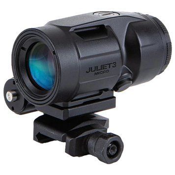 Оптический увеличитель для прицела 3x увеличение, Picatinny QD flip-to-side &mdash; Sig Sauer JULIET3-MICRO 3X, 3x, 22 мм, IPX-7, 9.9 oz, чёрный матовый 2000008767897 фото Orkov.net