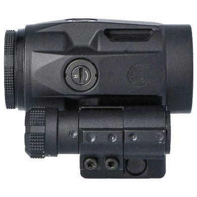 Оптический увеличитель для прицела 3x увеличение, Picatinny QD flip-to-side &mdash; Sig Sauer JULIET3-MICRO 3X, 3x, 22 мм, IPX-7, 9.9 oz, чёрный матовый 2000008767897 фото Orkov.net