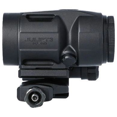 Оптический увеличитель для прицела 3x увеличение, Picatinny QD flip-to-side &mdash; Sig Sauer JULIET3-MICRO 3X, 3x, 22 мм, IPX-7, 9.9 oz, чёрный матовый 2000008767897 фото Orkov.net