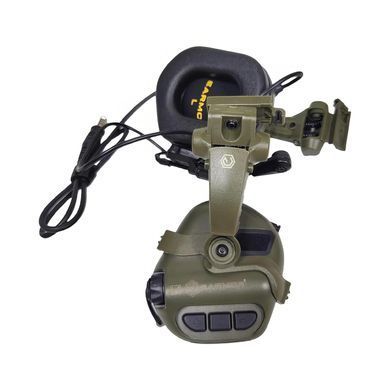 Активні захисні навушники Earmor M32X MOD3 (FG) Olive M32XSET-FG  фото Orkov.net