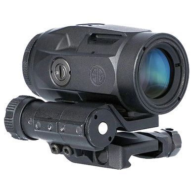 Оптический увеличитель для прицела 3x увеличение, Picatinny QD flip-to-side &mdash; Sig Sauer JULIET3-MICRO 3X, 3x, 22 мм, IPX-7, 9.9 oz, чёрный матовый 2000008767897 фото Orkov.net