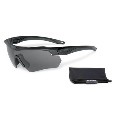 Балістичні, тактичні окуляри ESS Crossbow One із лінзою Smoke Gray. Колір оправи: Чорний., ESS-740-0614 фото