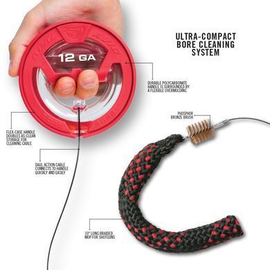Протяжка Real Avid - Bore Boss для калібру 12 GA, AVBB12G Червоний AVBB12G фото Orkov.net