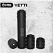 Титановий модульний саундмодератор Steel Yetti Ti .308win чорний Steel-Yetti-Ti-308-1/2х28 фото Orkov.net 2/3