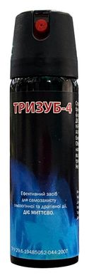 Газовый баллончик Эколог "Тризуб-4" (струйный перец) объемом 100 мл., Trizub-4 фото