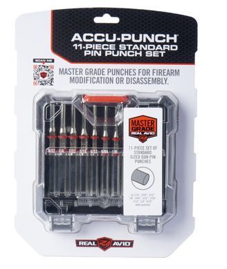 Стандартний набір вибивачів Real Avid Pin Accu-Punch-11 штук. Сірий AVAPK-S фото Orkov.net