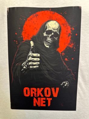 Фирменная футболка Orkov.net Death White L.