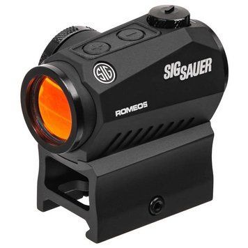 Коліматор red dot 1x20 2 MOA червона точка &mdash; Sig Sauer ROMEO5 compact 1x20 mm, 2MOA RED DOT 0,5 MOA Adj, M1913, M1913 Picatinny, чорний, CR2032 2000008767903 фото Orkov.net