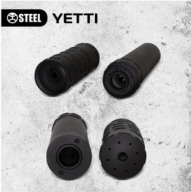 Титановий модульний саундмодератор Steel Yetti Ti .308win Steel-Yetti-Ti-308-5/8х24 фото Orkov.net