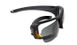 Балістичні, тактичні окуляри ESS Rollbar Contract Subdued Logo Kit із лінзами: Прозора / Smoke Gray. Колір оправ: Чорний. ESS-EE9018-02 фото 2