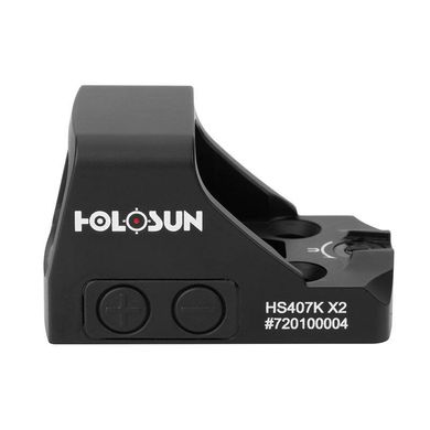 Субкомпактный пистолетный коллиматорный прицел (коллиматор) Holosun Open Reflex HS407K X2 6MOA., HS407K фото