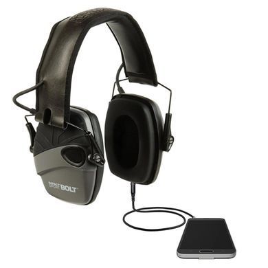 Активні захисні навушники Howard Leight Impact Sport BOLT R-02232 Gray R-02232 фото Orkov.net