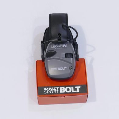Активні захисні навушники Howard Leight Impact Sport BOLT R-02232 Gray R-02232 фото Orkov.net