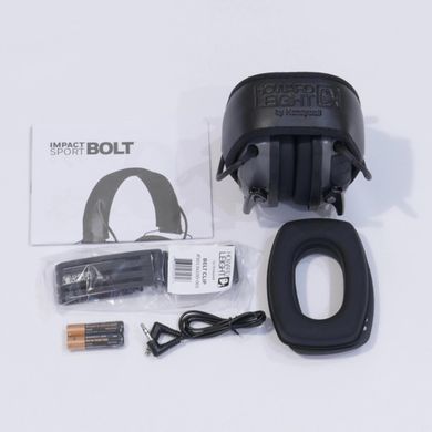 Активні захисні навушники Howard Leight Impact Sport BOLT R-02232 Gray R-02232 фото Orkov.net