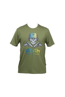 M-GEAR Футболка ADAM череп зелёная