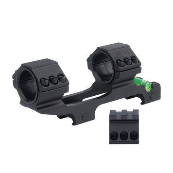Монолитное крепление Vector Optics для прицела d:30mm со спиртовым уровнем на планку Picatinny. Чёрный SCACD-08 фото Orkov.net