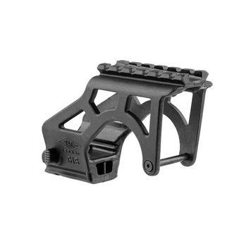 Планка Picatinny полимерная 6 слотов FAB Defense с креплением на Glock. Чёрный FAB-GIS фото Orkov.net
