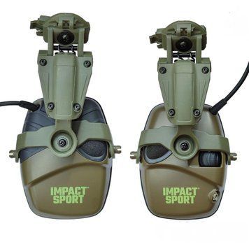 Крепление адаптер Чебурашка на шлем каску для наушников Howard (Olive) HW-ACH-26OL фото Orkov.net