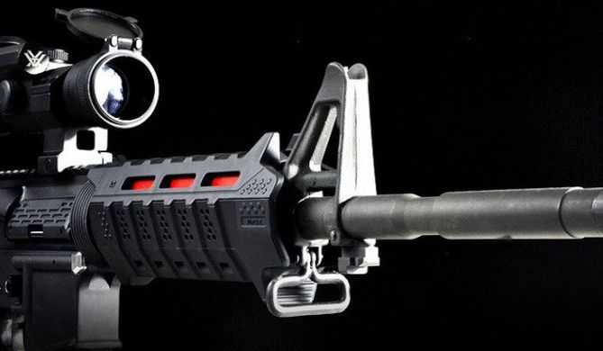 Полімерна цівка для карабінів AR-15 з отворами M-LOK., SI-STRIKE-HG-CBK-BK фото