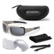 Баллистические, тактические очки ESS CDI MAX с линзами: Прозрачная/ Smoke Gray. Цвет оправы: Terrain Tan. ESS-740-0457 фото 4