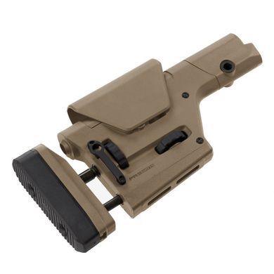 Фіксований приклад Magpul PRS GEN3 з регульованими потичником та щокою для карабінів платформи AR MAG672-FDE фото Orkov.net
