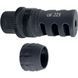 Дульный тормоз-компенсатор 1/2"x28 UNEF, .223/5.56 кал. &mdash; ASE UTRA BoreLock AU780 .223 Muzzle Brake 1/2"x28 UNEF, чёрный, с защитным колпачком 36740455 фото Orkov.net 3/3
