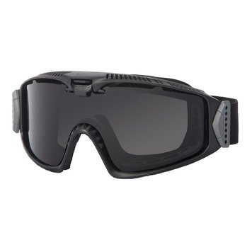 Балістичні, тактичні окуляри ESS Influx AVS з лінзами: Прозора/Smoke Gray Колір оправ: Чорний ESS-EE7018-09, ESS-EE7018-09 фото