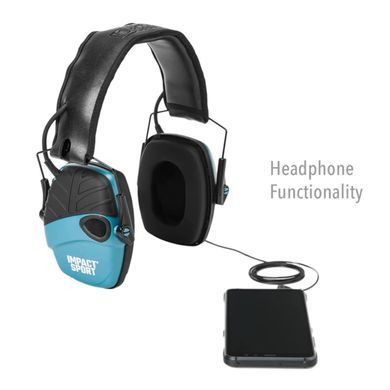 Активные защитные наушники Howard Leight Impact Sport R-02521 Teal R-02521SIOC фото Orkov.net