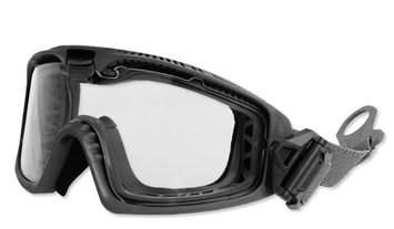 Балістичні окуляри-маска ESS Pivot Ops Core із лінзами: Прозора/Smoke Gray Колір оправи: Чорний ESS-EE7018-18, ESS-EE7018-18 фото