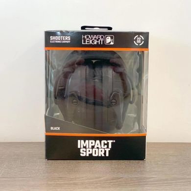 Активные защитные наушники Howard Leight Impact sport R-02524 Black R-02524 фото Orkov.net
