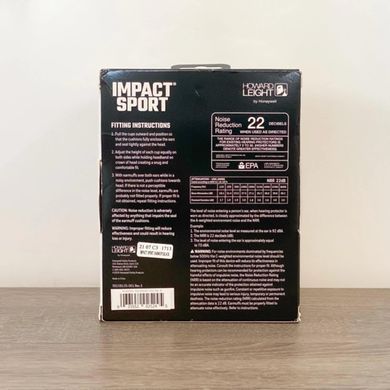 Активные защитные наушники Howard Leight Impact sport R-02524 Black R-02524 фото Orkov.net