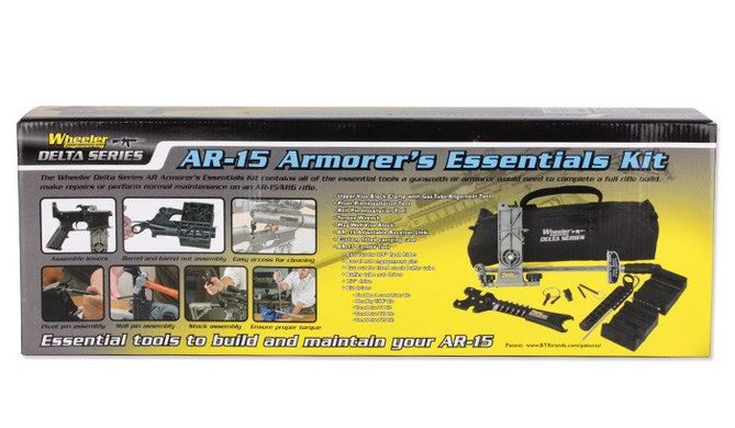 Базовый набор инструментов оружейника для AR15 для сборки, ремонта или разборки для чистки оружия. Wheeler - Delta Series., WE-156111 фото